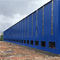 Blue Sheet Wall Q345 Struktur Baja Pracetak Dengan Kantor