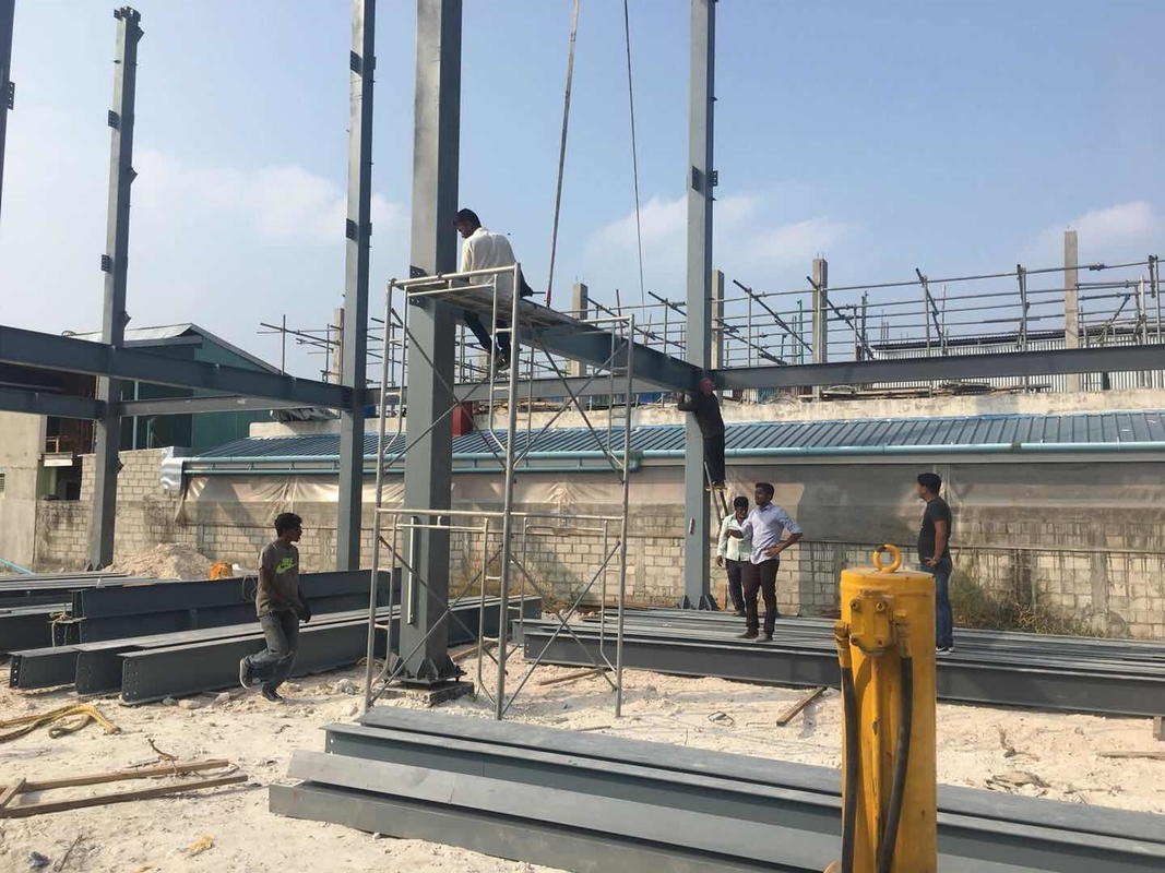 Bangunan Struktur Baja Prefabrikasi Bangunan Kerangka Rumah Untuk Maladewa Menggunakan Bahan Isolasi