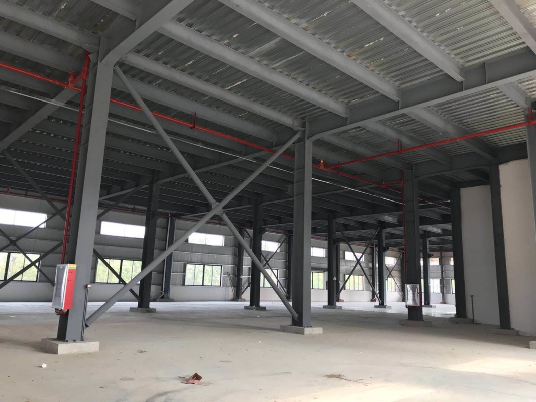 H Bangunan Struktur Baja Panjang Bangunan tinggi digunakan di gedung kantor komersial