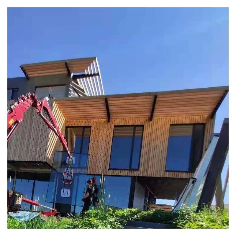 Harga terjangkau Prefabrikasi Kerangka Baja Ringan Villa Rumah Mewah Rumah Prefabrikasi Multi-Lantai