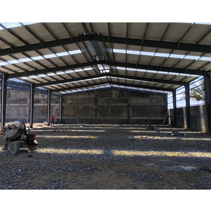 Ekspor ke Filipina Brick Wall Hot Dip Galvanized C-Bentuk Baja Galvanized Frame Untuk Gedung Gudang