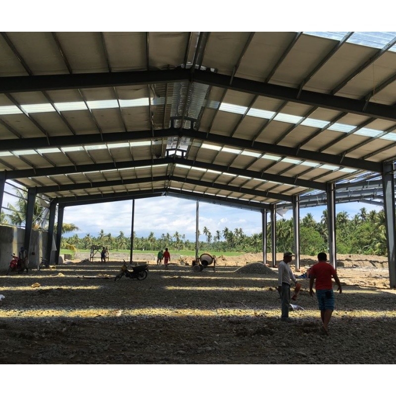 Ekspor ke Filipina Brick Wall Hot Dip Galvanized C-Bentuk Baja Galvanized Frame Untuk Gedung Gudang