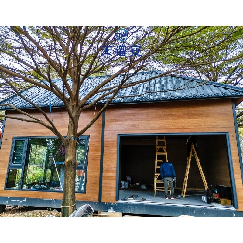 Desain hemat energi dari baja ringan Keel Komposit dinding Struktur baja gaya Eropa dan Amerika Villa