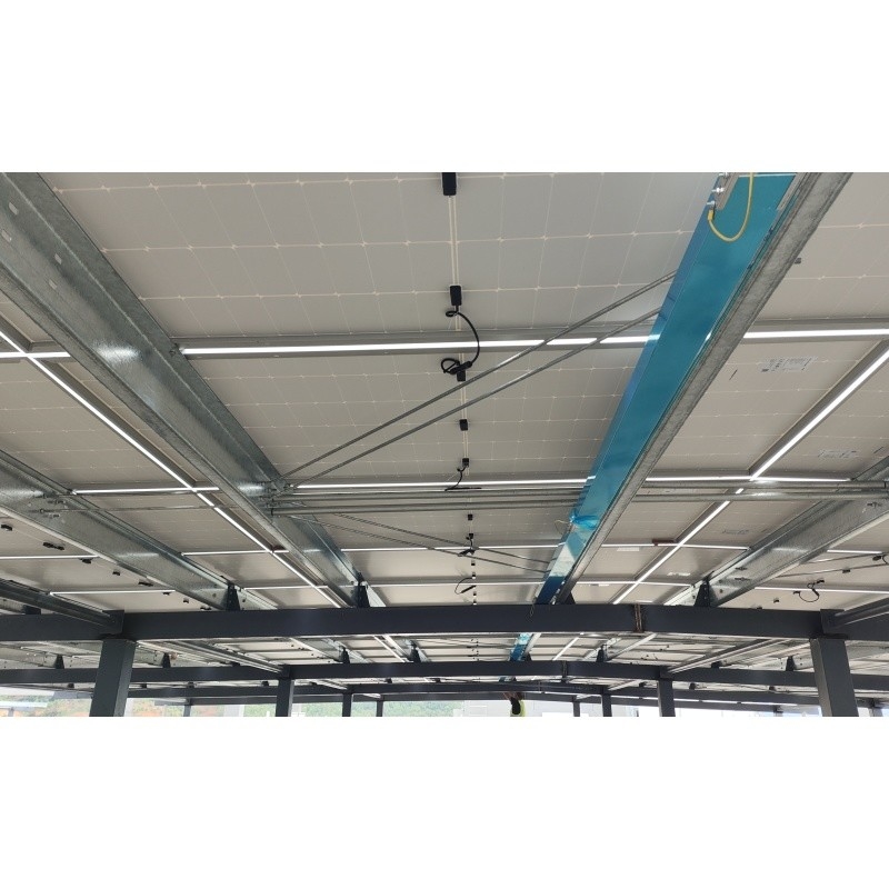 Q235Z struktur baja Struktur baja untuk instalasi sistem energi surya Bangunan struktur baja prefabrikasi