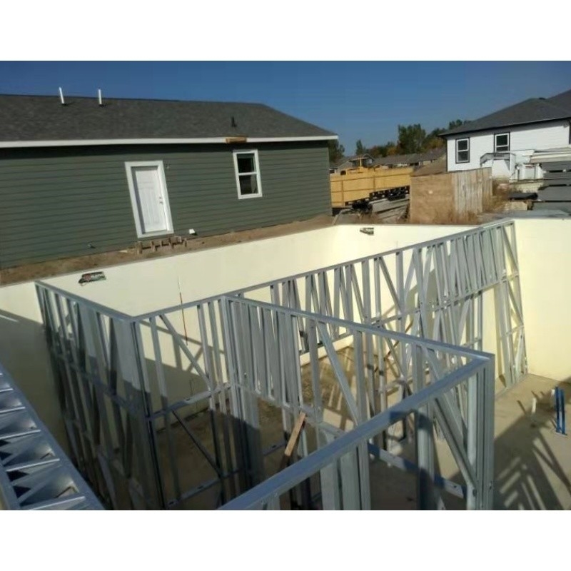 LUXURY LIGHT STEEL FRAME HOUSE LIGHT STEEL LUXURY VILLA PREFAB VILLAS untuk rumah musim panas