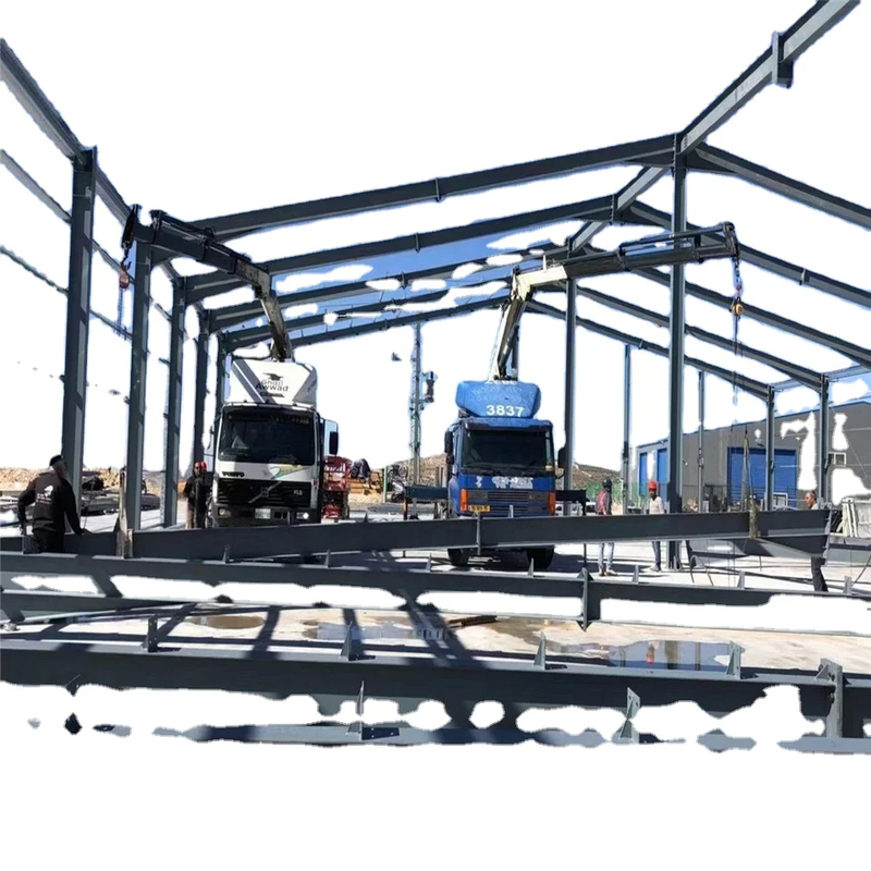 Bangunan Struktur Baja Prefab yang Disesuaikan untuk Garasi