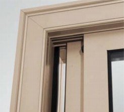 Jendela geser paduan aluminium isolasi panas 80mm cocok untuk balkon, dapur dan ruang rumah lainnya