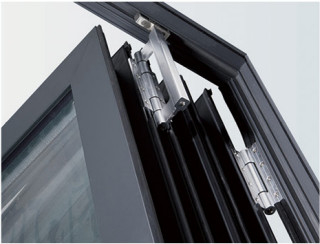 Aluminium Alloy Lipat Jendela Ventilasi Dan Isolasi Panas Untuk Studi, Dapur, Kantor Dan Tempat Lain