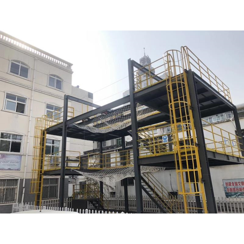 Struktur Baja Mezzanine Lantai Gudang Indoor Platform Baja Mezzanine Untuk Gudang