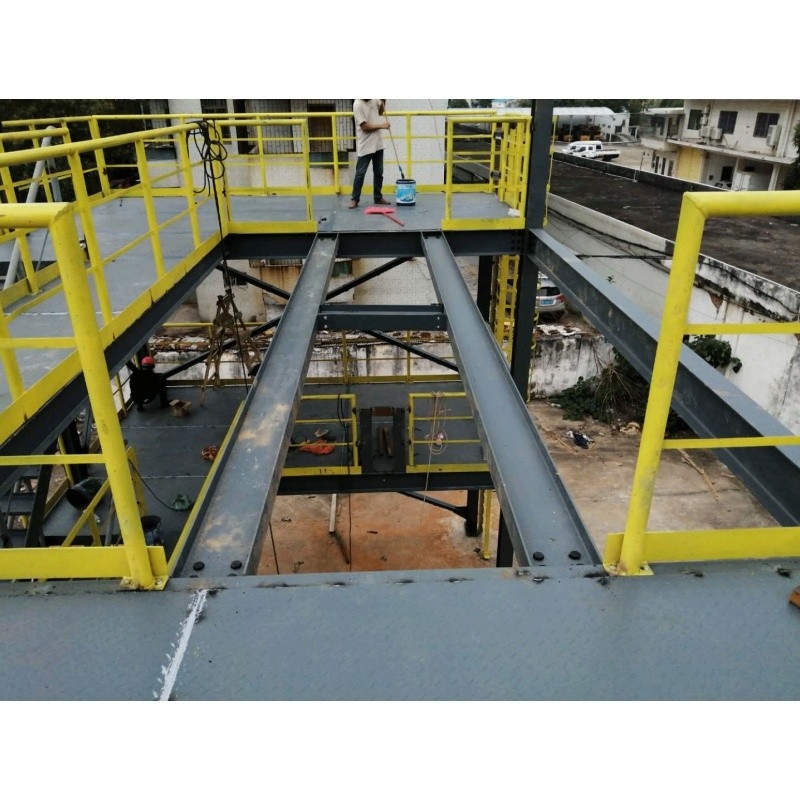 Struktur Baja Mezzanine Lantai Gudang Indoor Platform Baja Mezzanine Untuk Gudang