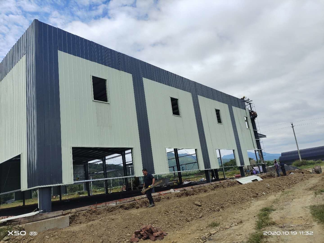 Jenis Baru Bangunan Prefabrikasi Struktur Baja Konstruksi Pabrik Prefab