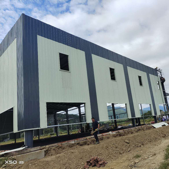 Jenis Baru Bangunan Prefabrikasi Struktur Baja Konstruksi Pabrik Prefab