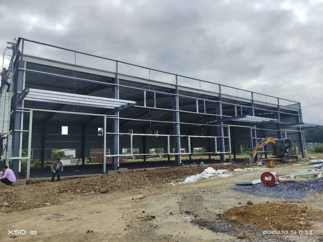 Jenis Baru Bangunan Prefabrikasi Struktur Baja Konstruksi Pabrik Prefab