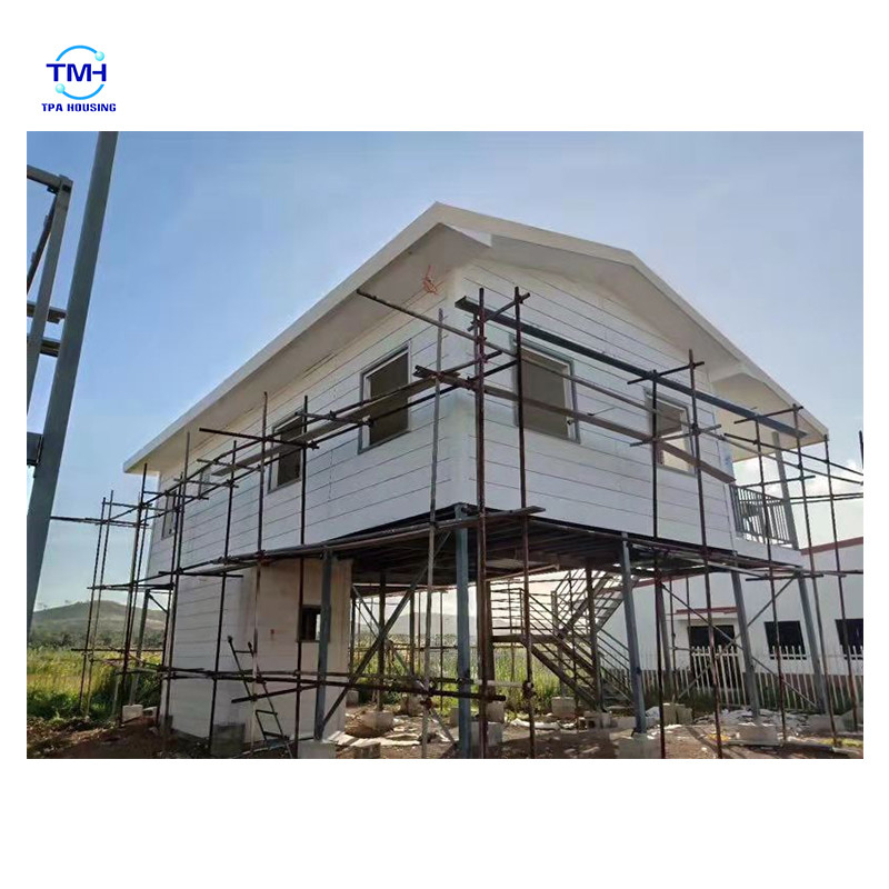 Rumah Struktur Baja Desain Modern untuk Villa Baja Ringan Berukuran Khusus